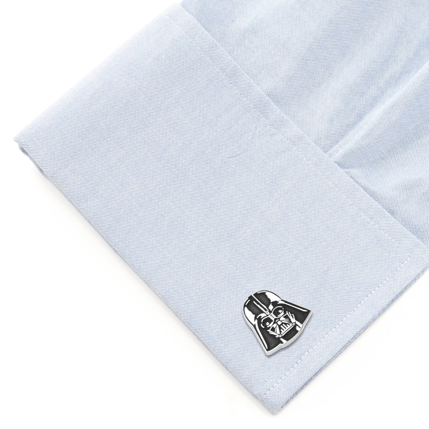 The Star Wars Darth Vader Cufflinks and Tie Bar Gift Set by Cufflinks.com features officially licensed cufflinks and a matching tie clip, displayed on a white background.