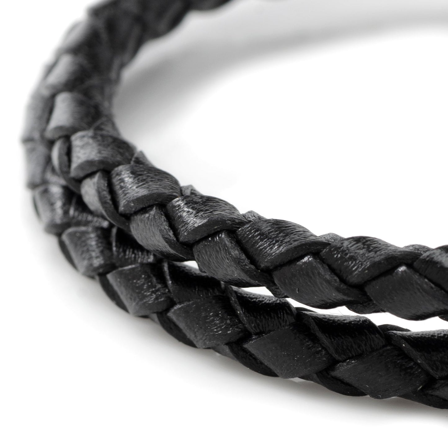 The Star Wars Darth Vader Light Saber Bracelet from Cufflinks.com features black braided leather and a silver clasp inspired by Darth Vader’s lightsaber—a must-have for any Star Wars jewelry collector.