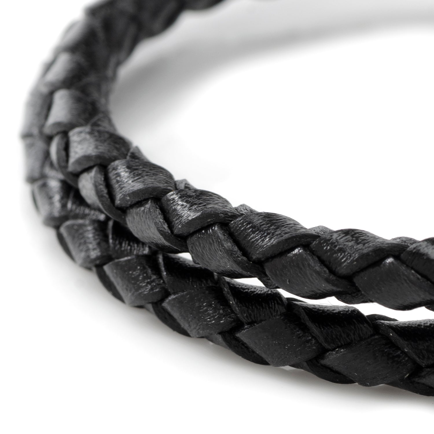 The Star Wars Darth Vader Light Saber Bracelet from Cufflinks.com features black braided leather and a silver clasp inspired by Darth Vader’s lightsaber—a must-have for any Star Wars jewelry collector.