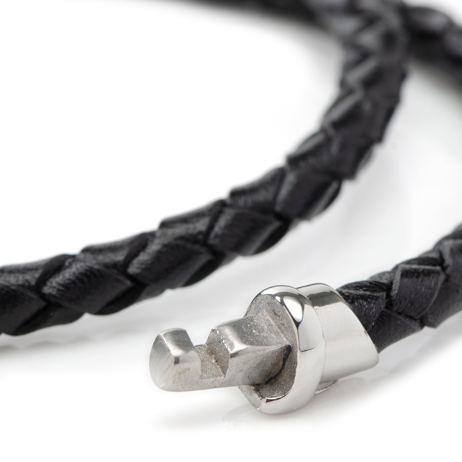 The Star Wars Darth Vader Light Saber Bracelet and Tie Clip Gift Set by Cufflinks.com features a black braided leather bracelet with lightsaber clasp and a matching tie clip—an ideal gift for any Star Wars fan.
