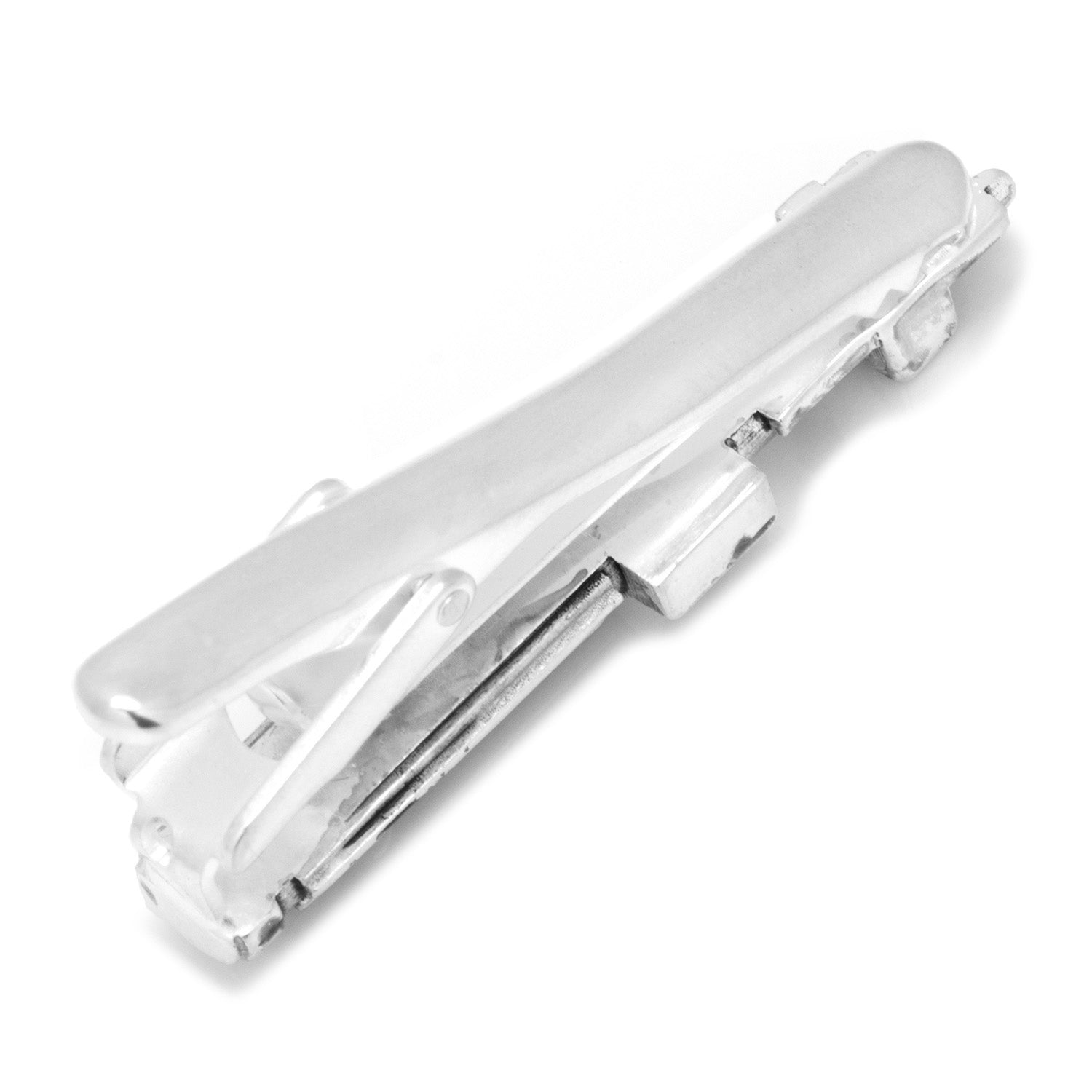 The Star Wars Darth Vader Light Saber Bracelet and Tie Clip Gift Set by Cufflinks.com features a black braided leather bracelet with lightsaber clasp and a matching tie clip—an ideal gift for any Star Wars fan.