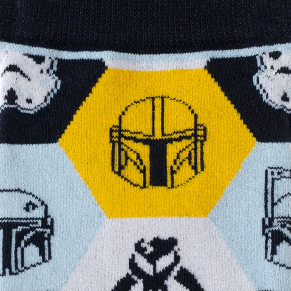 The Star Wars Mandalorian and Mythosaur Dress Socks and Lapel Pin Gift Set by Cufflinks.com includes Mandalorian-themed socks and a matching lapel pin—an ideal gift for any fan.