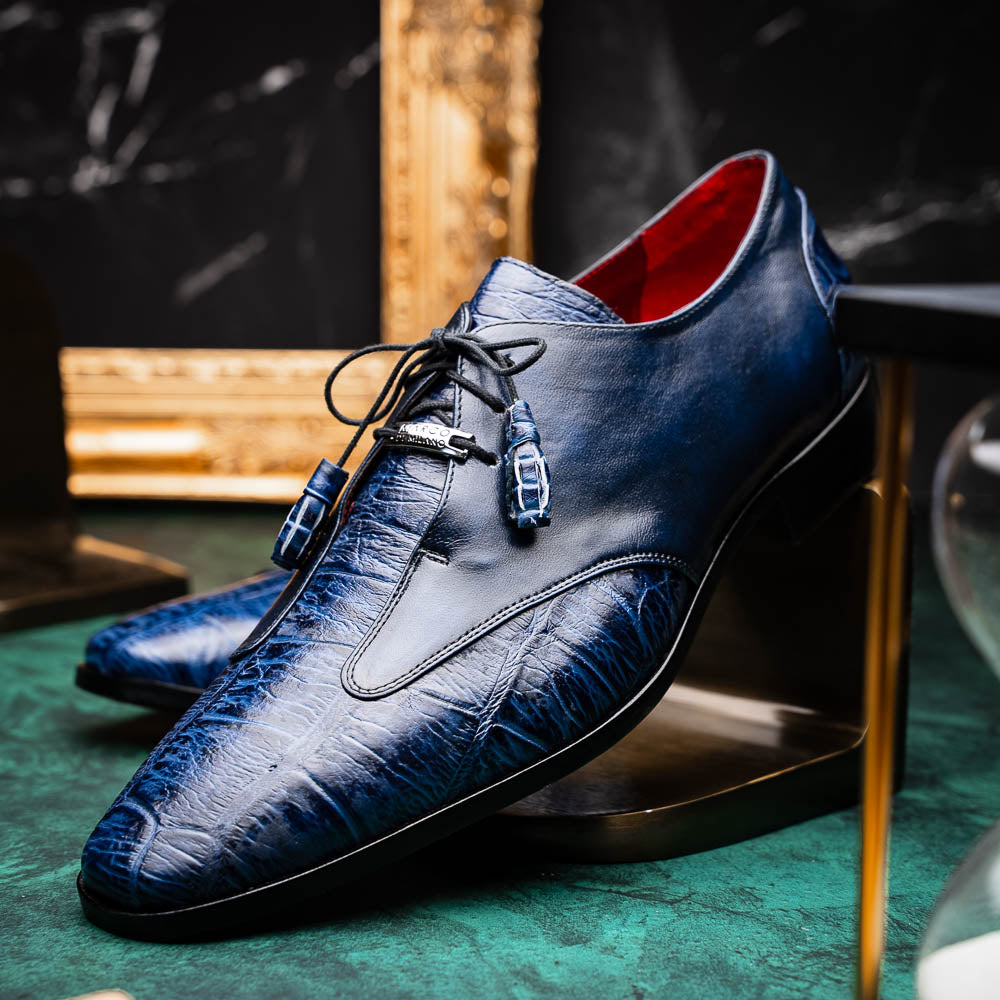 A pair of stylish Marco Di Milano Anzio Blue Jeans with classic design and premium detailing, offering the refined touch and comfort expected from luxury men's denim.