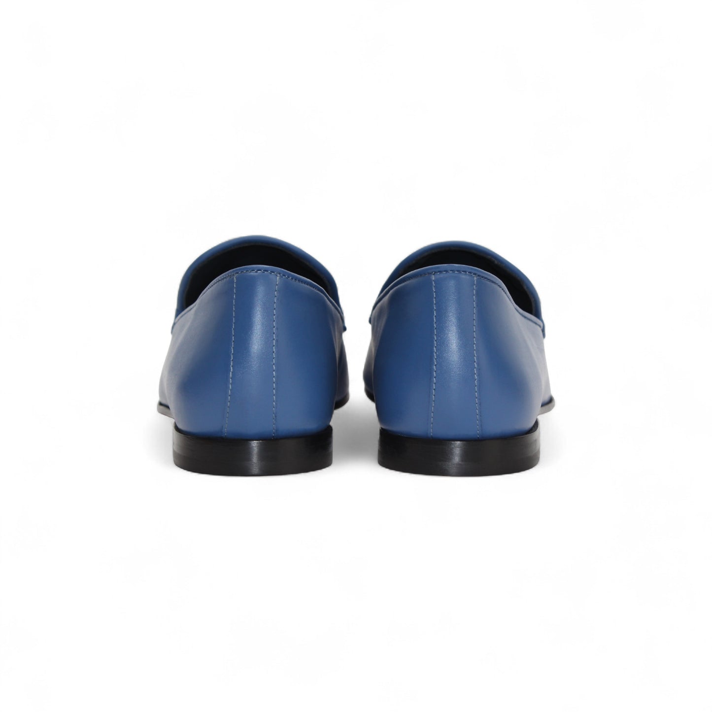 The Duca Di Matiste Duca Anzio Navy/Light Blue is a blue leather loafer with a light blue upper panel and tassel detail, suede bottom, shown in profile on a white background.