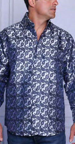 A man wearing the Insomnia INSOMNIA MZT-212 Woven Satin White Shirt stands in front of a light-colored wall, with French cuffs accented by satin cufflinks.