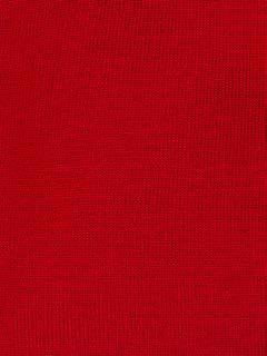 Close-up of the Inserch Cotton Blend Slim Fit Turtleneck Sweater in bright red, featuring anti-pilling fabric and a visible knit texture—ideal for a cozy look.