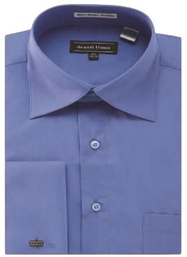 Avanti Uomo French Cuff Dress Shirt DN32M French Blue – Unique Design