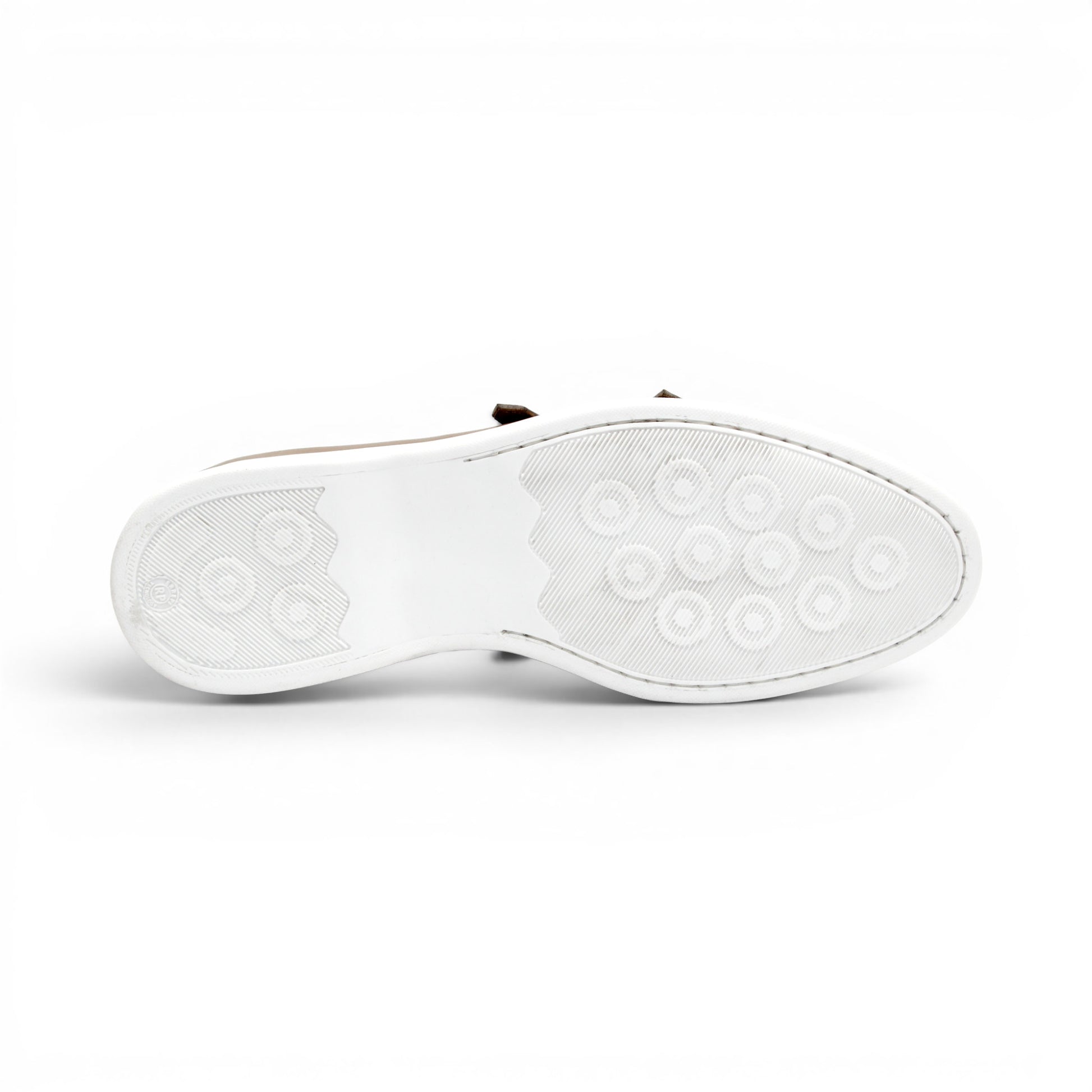 The Duca Rimini Beige by Duca Di Matiste is an Italian-crafted loafer in premium calf leather with a white rubber sole and metal buckle, shown in profile on a plain white background—ideal for timeless sophistication.