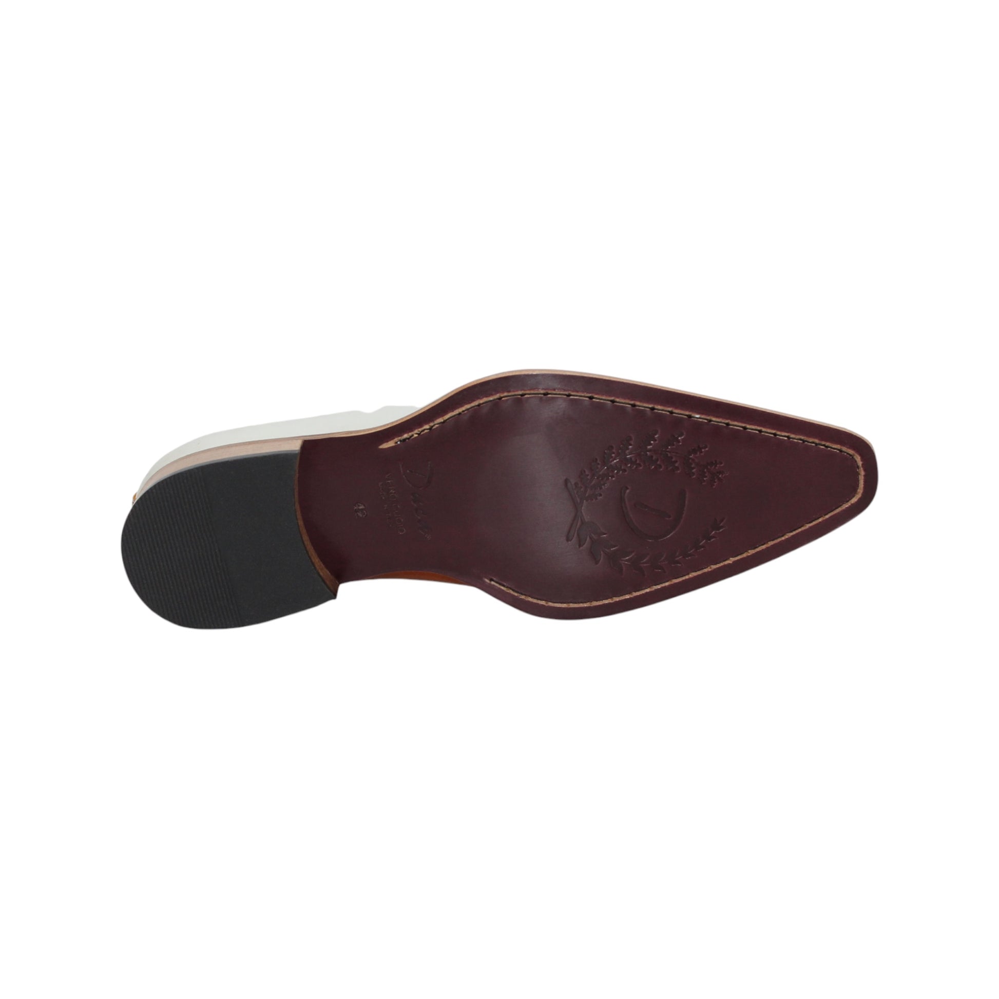 The Duca Spoleto II Yellow Combo by Duca Di Matiste is a luxury leather dress shoe in white, yellow, and brown color blocks with black laces and a light brown sole, expertly handcrafted in Italy and shown in side view on a white background.
