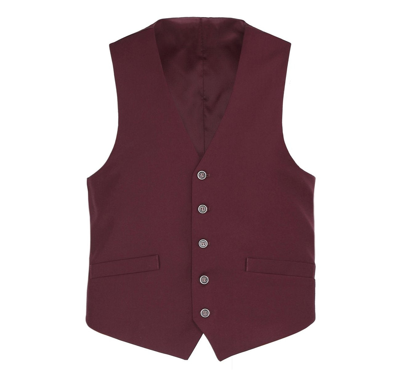 Renoir 201-8 Men's Classic Fit Suit Separate VEST - Burgundy 40R / Burgundy / Renoir-201-8 VEST Renoir 201-8 Men's Classic Fit Suit Separate VEST - Burgundy 40R / Burgundy / Renoir-201-8 VEST