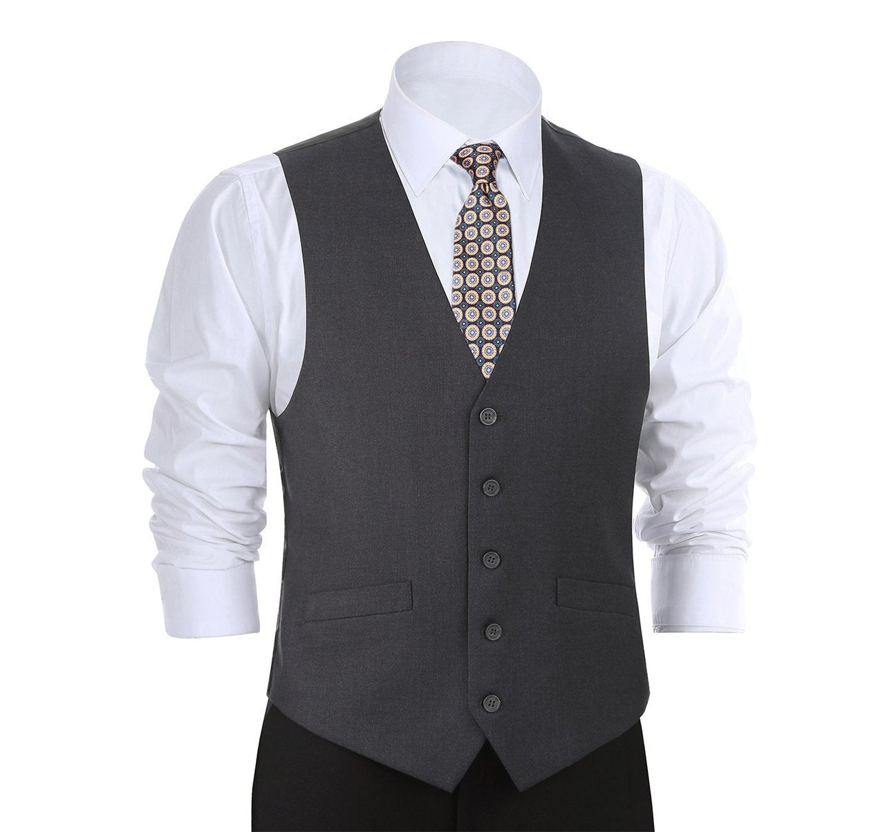 Renoir Mens Vest 202-1-CHAR ( Classic Fit Suit Separate Vest ) Charcoal / 46R | Designer Church Suits Renoir Mens Vest 202-1-CHAR ( Classic Fit Suit Separate Vest ) Charcoal / 46R | Designer Church Suits