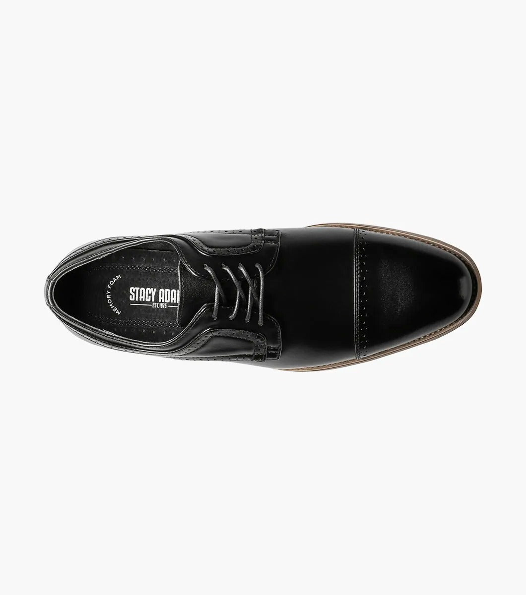 stacy adams black dress shoes Stacy Adams Men's Dickinson Cap Toe Oxfords